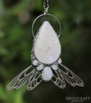 Image 2 of Moonstone Wings Necklace