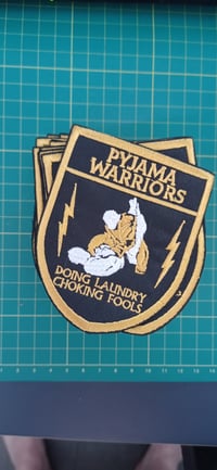 Pyjama warriors embroidered patches 