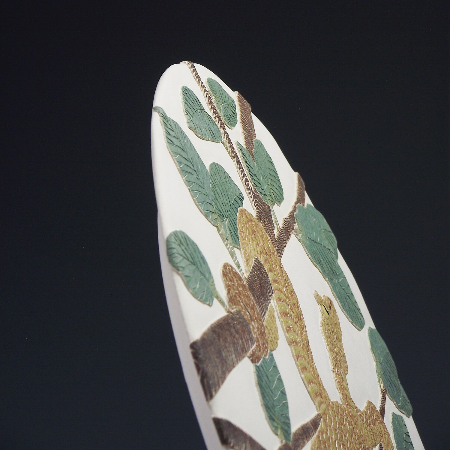 Image of Eyelash Pit Viper and Fig tree wall art