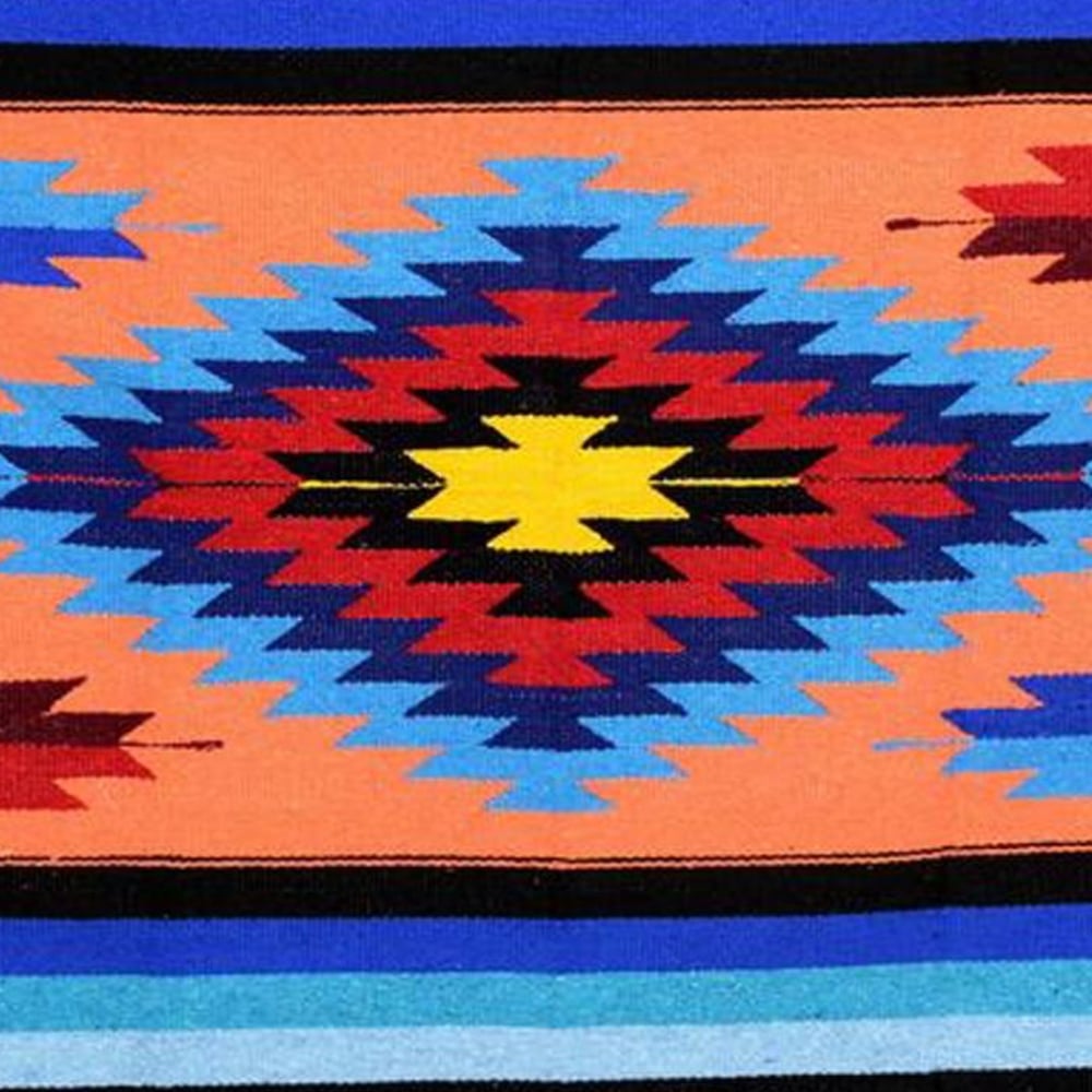 AUTHENTIC MEXICAN BLANKET - ORANGE