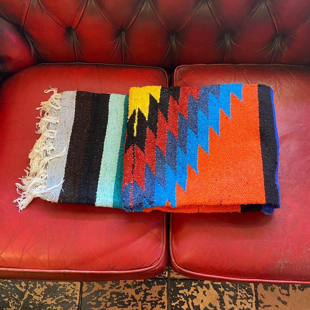 AUTHENTIC MEXICAN BLANKET - ORANGE