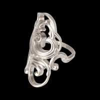 Image 2 of NUAGES BAROQUE Ring Grand SILVER