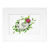 Image 1 of Cat Skull with Hoya Original