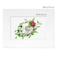 Image 2 of Cat Skull with Hoya Original