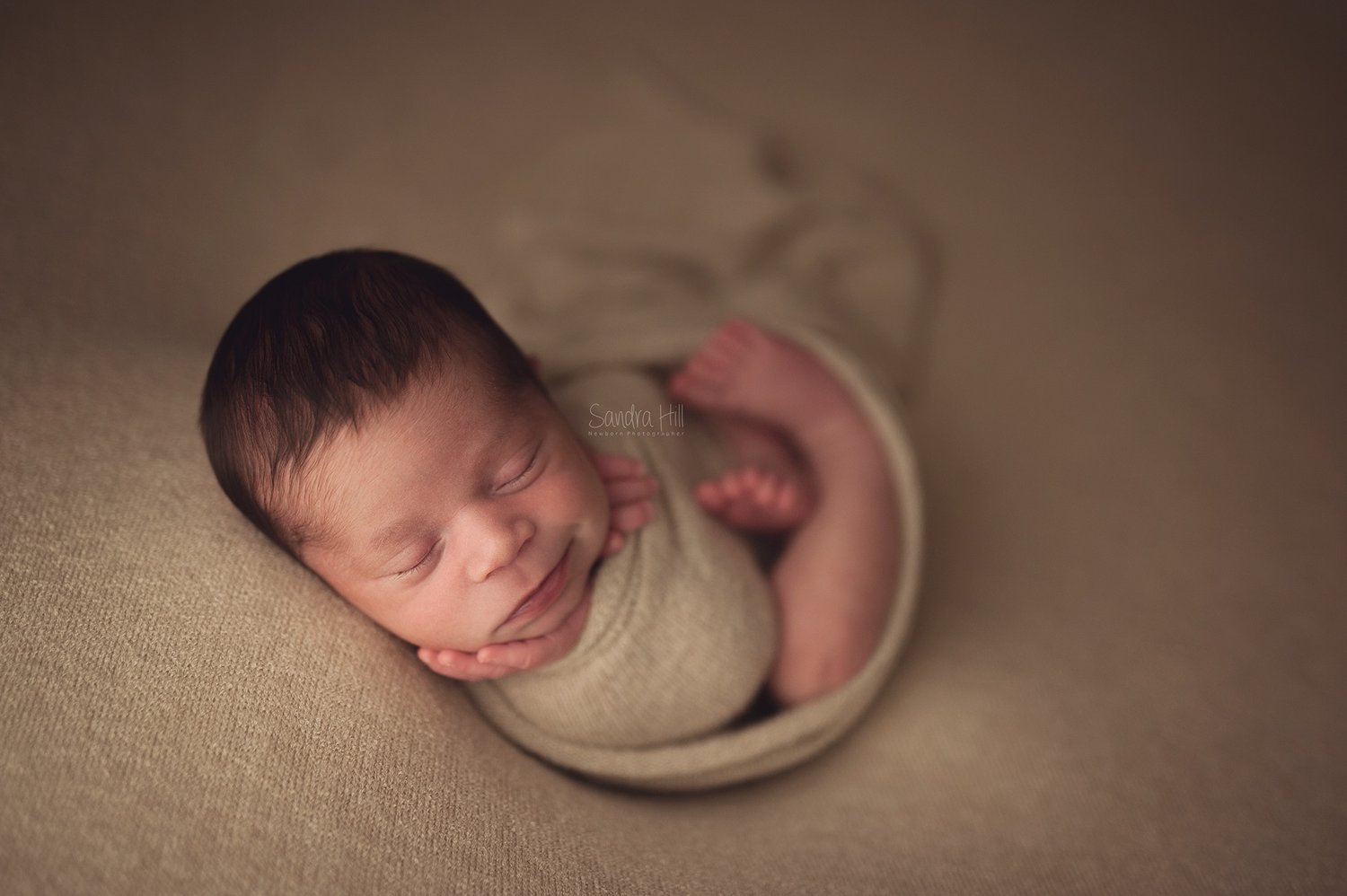 Image of Chloe thick knit Beanbag Backdrop in Sand 