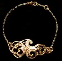 Image 4 of NUAGES BAROQUE Big Bracelet SILVER