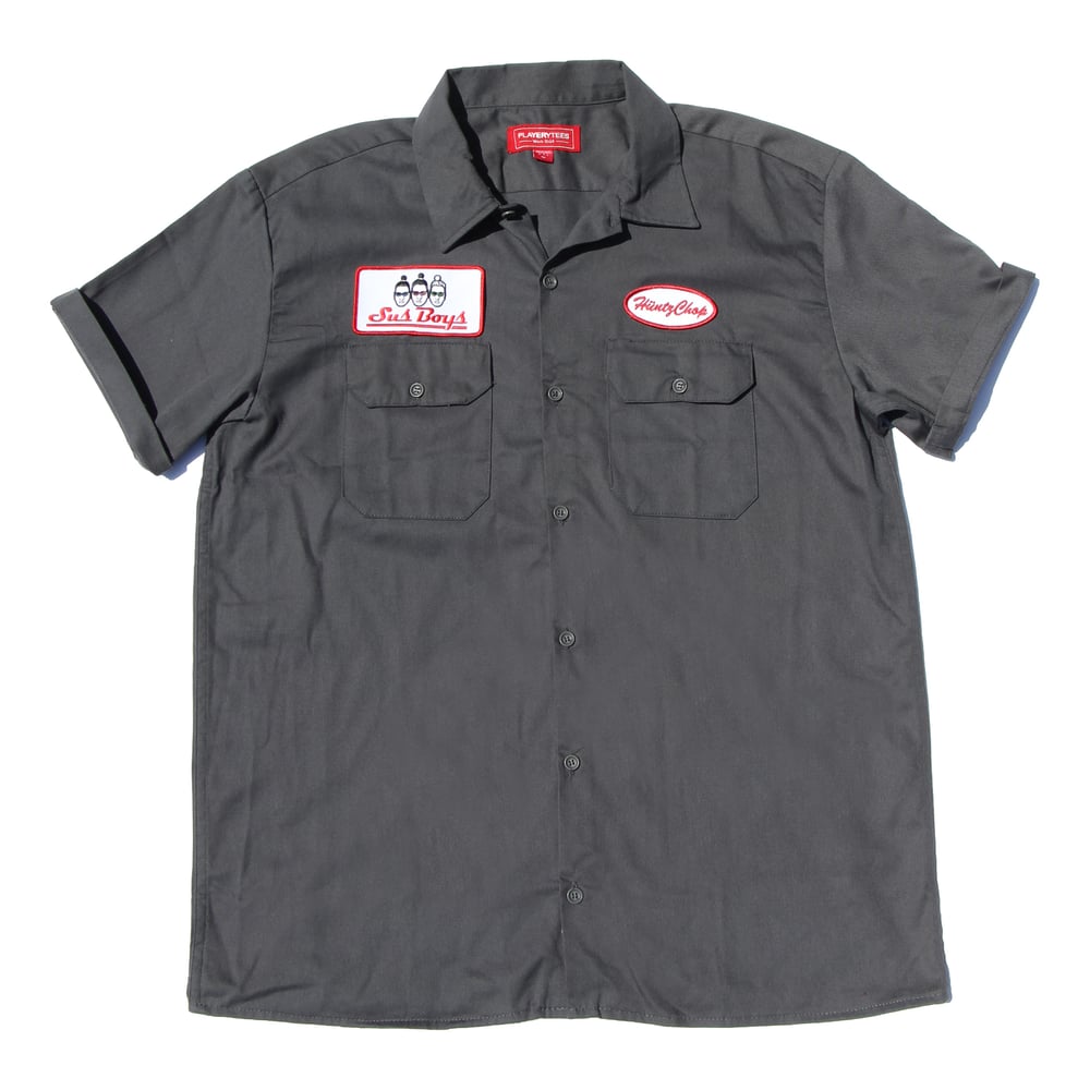 Image of Mechanic Shop Button Up Grey