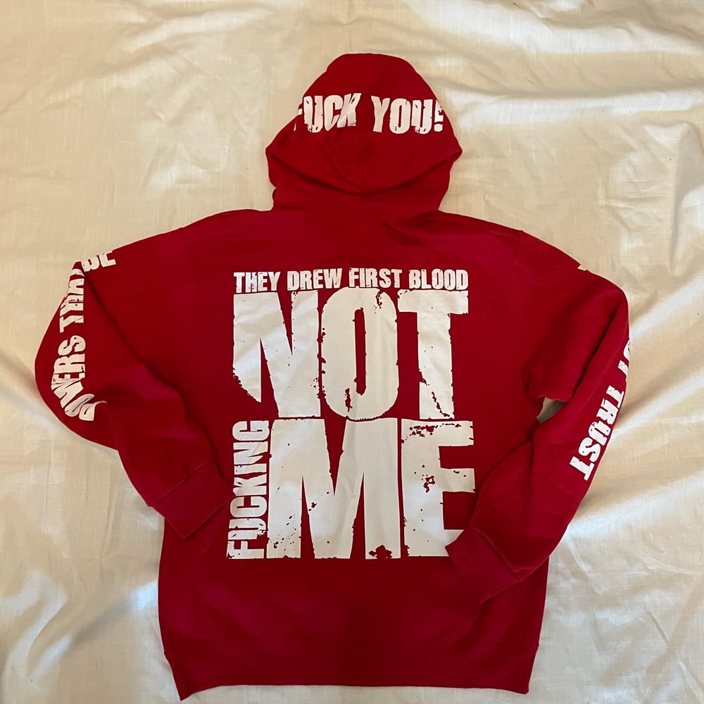 FIRST BLOOD - FFB pullover hoody RED or BLACK