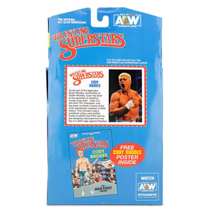 AEW Unmatched Cody Rhodes (Blue Pants) Action Figure (LJN Style - Series 1)