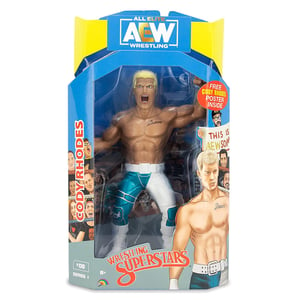 AEW Unmatched Cody Rhodes (Blue Pants) Action Figure (LJN Style - Series 1)