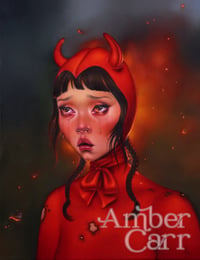 Image 1 of Firestarter Original Oil Painting 