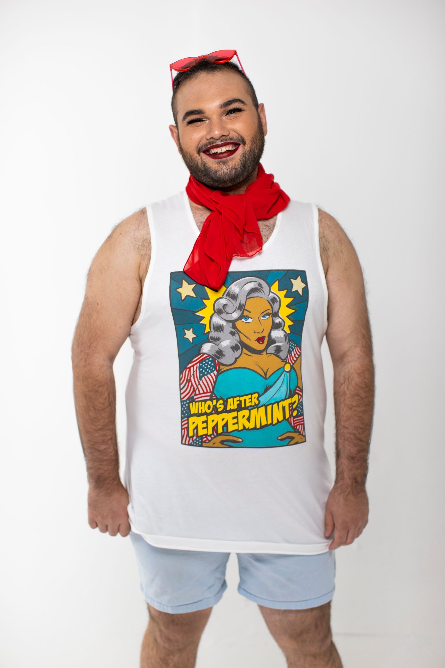 Image of Who's After Peppermint Tank (S-2XL)