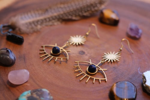 Image of Evil Eye Protection Earrings