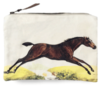 Image 1 of HORSE Zipper Pouch collaborated with JOHN DERIAN COMPANY