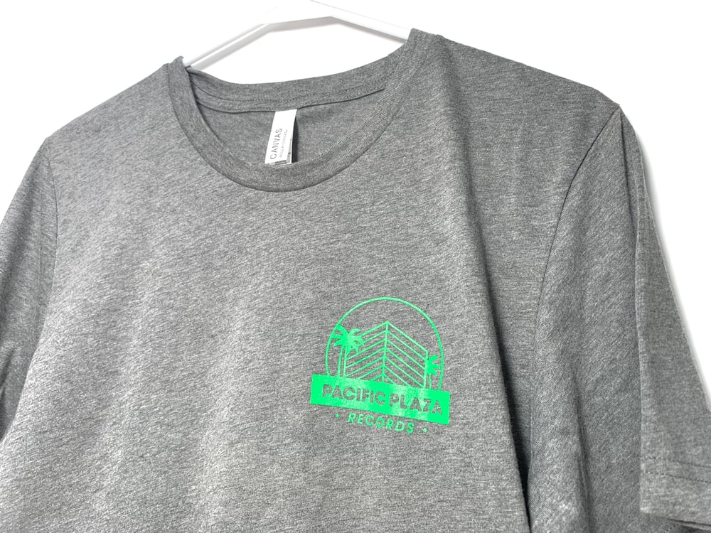 Image of Green-on-Gray (Softstyle) Logo T-Shirt