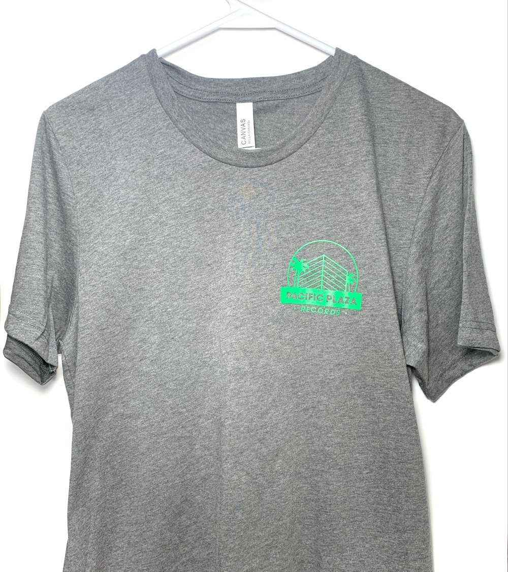 Image of Green-on-Gray (Softstyle) Logo T-Shirt