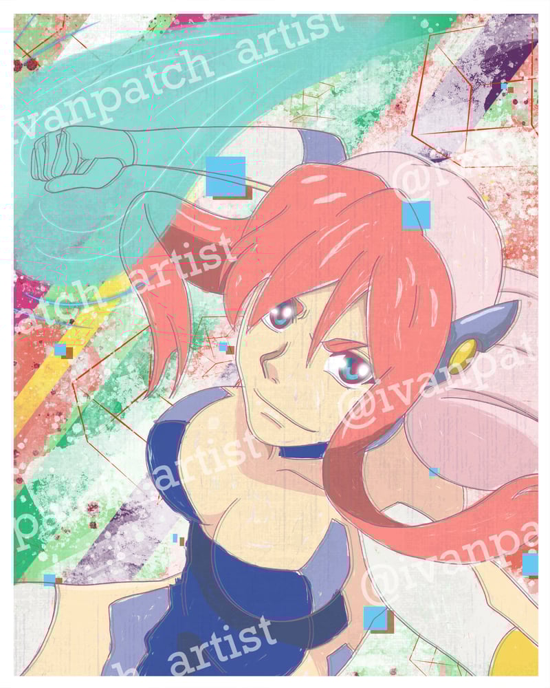 Image of Space Officer Ciphon -Digital Illustrations