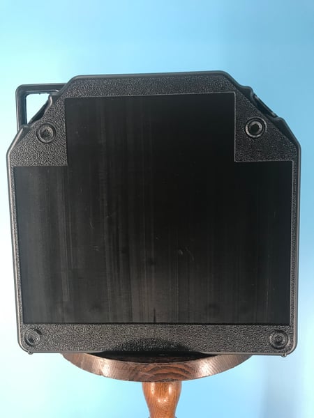Image of Burlington Recording 2" x 10.5" Black Plastic TapeCare Case With Handle New