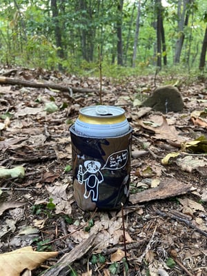 Image of Dog Beers Koozie (Tree Camo)