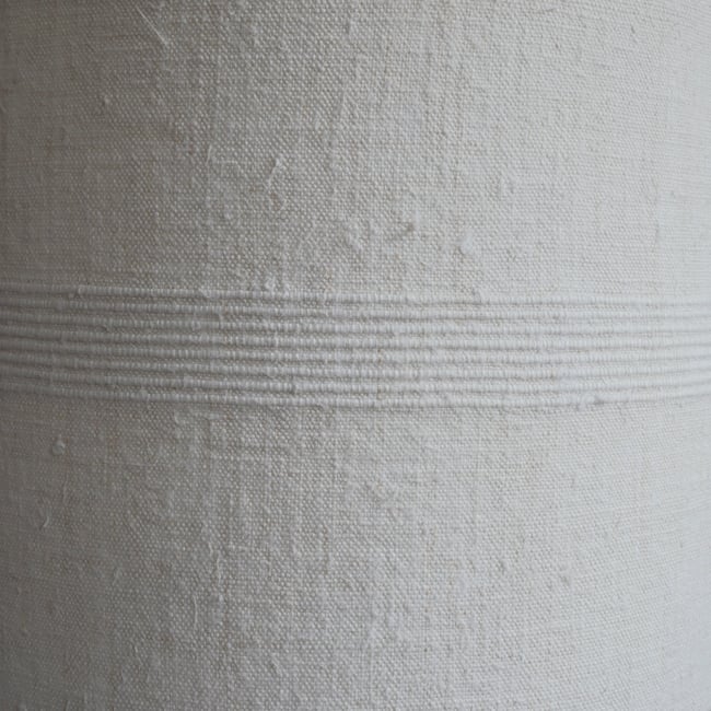 Pair of 25cm Lampshades - White - 25WP01