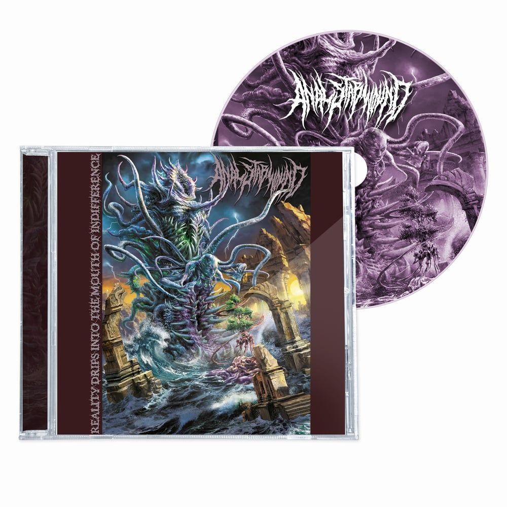 Image of ANAL STABWOUND "REALITY DRIPS INTO THE MOUTH OF INDIFFERENCE" CD