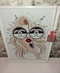 Image 2 of BESPOKE GLOSSY LIPS FASHION PRINT 