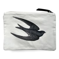 Image 2 of SWALLOWS Zipper Pouch collaborated with JOHN DERIAN COMPANY