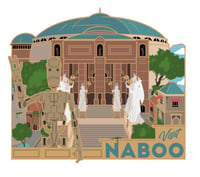 Image 2 of Preorder "Visit Naboo" - Droid Galaxy Travel Hard enamel pin Preorder - LE 100 or below!