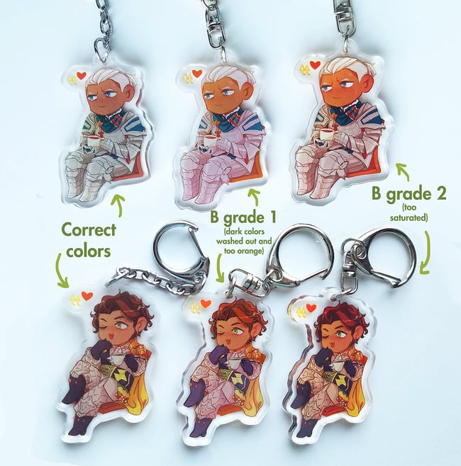 [DISCOUNTED] B/C-Grade FE3H Wreath/Character Teatime Charms