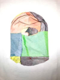 Image of comes in handy hand dyed mask 