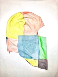 Image of comes in handy hand dyed mask 