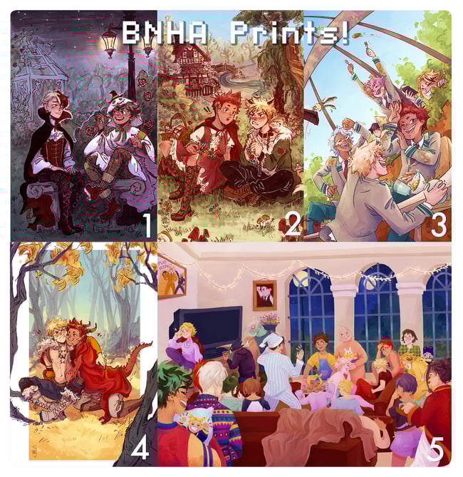 BNHA Prints