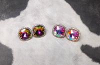 Image 1 of BIG Bling Iridescent Studs