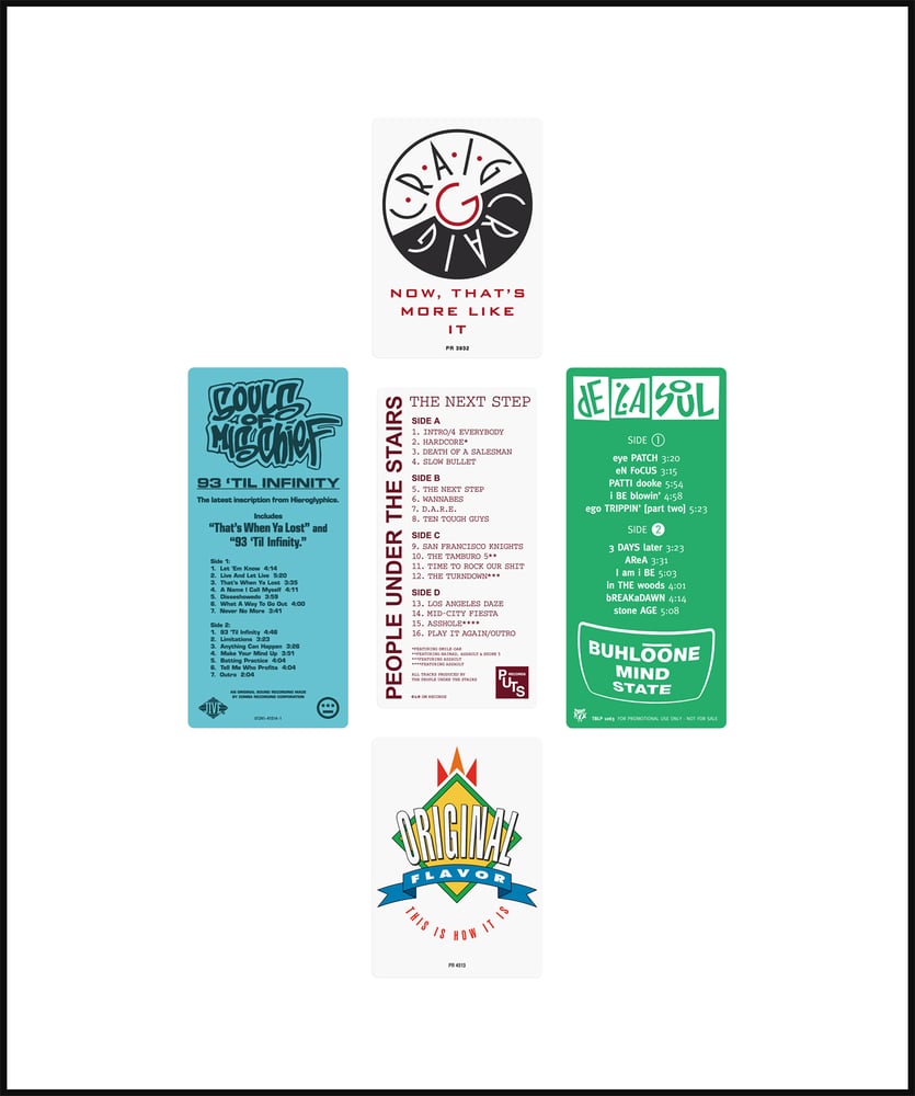 Image of "Don't Believe The Hype...Sticker" 1990's FREE* bonus LP pack