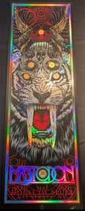 Image of MASTODON - LAS VEGAS 22 - TIGER gigposter foil variant