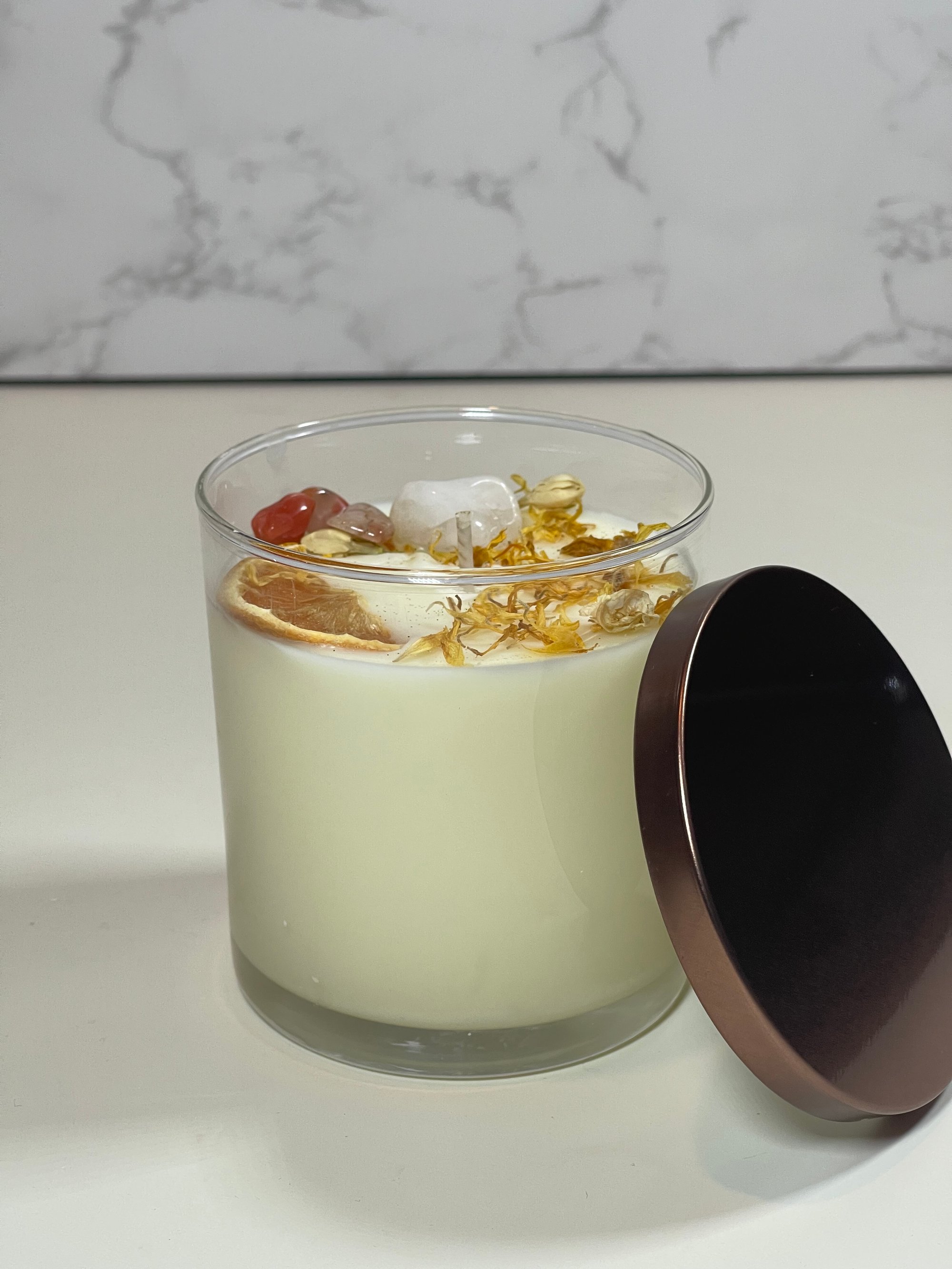 Image of Happiness Crystal Candle