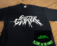 BLACK T-SHIRT W/ GLOW IN THE DARK LOGO