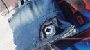 Image 4 of Tasty Raw Edge Denim Eyeconic Tote Bag
