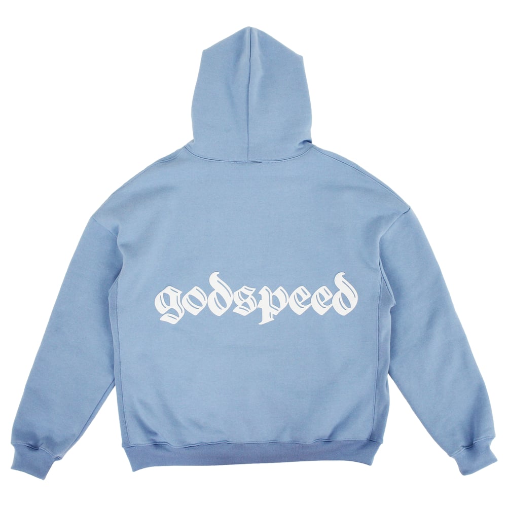 Image of The Godspeed Hoodie in Baby Blue