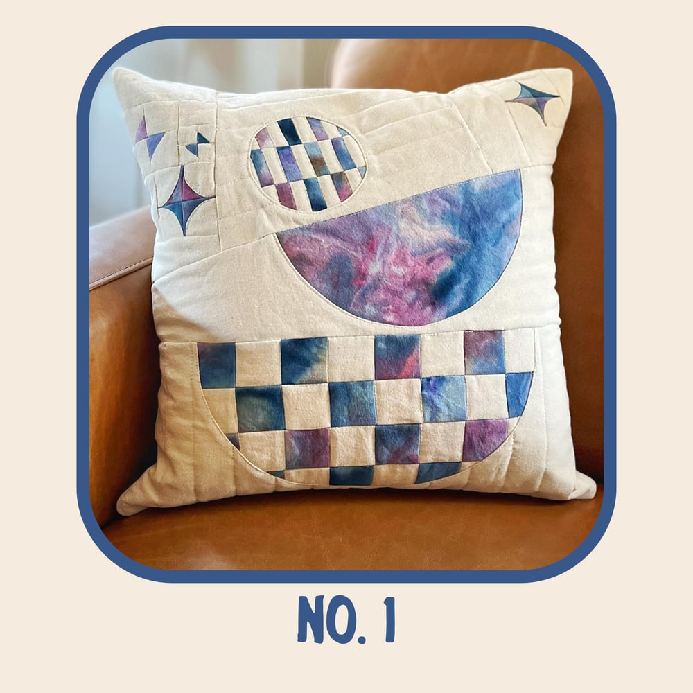 Image of ONE-OF-A-KIND QUILTED THROW PILLOWS