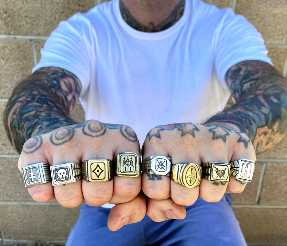 FOLLOWING IN FOOTSTEPS OF MY FATHER RING