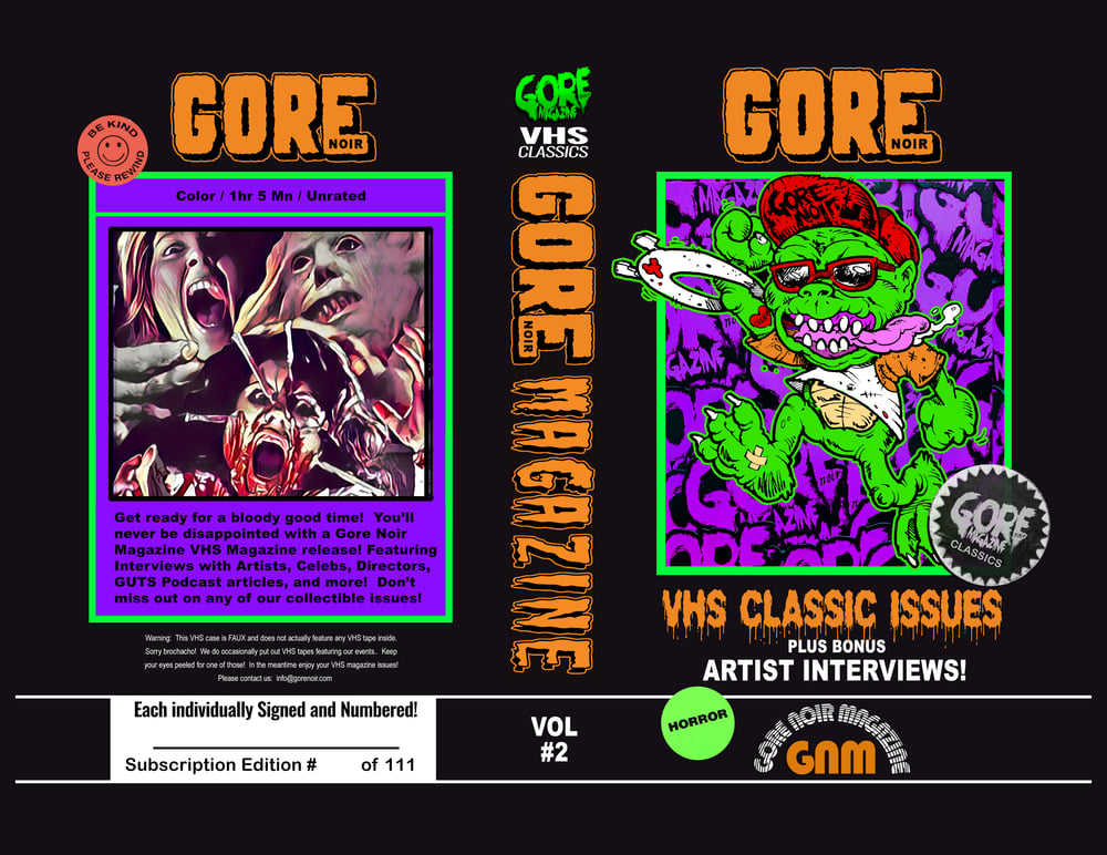 Image of Gore-Lux Subscription VOL 2 - 6 total Magazines