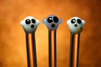 Image 2 of Set of 2 Halloween Glass Stir Sticks