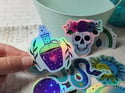 Cute Holographic Witchy Boho Occult Assorted Stickers (10 Pack)