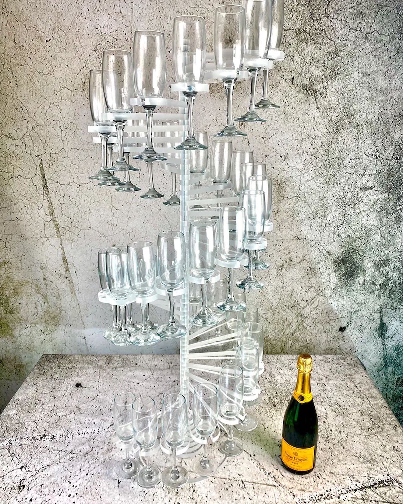 Image of Spiral Champagne Display 