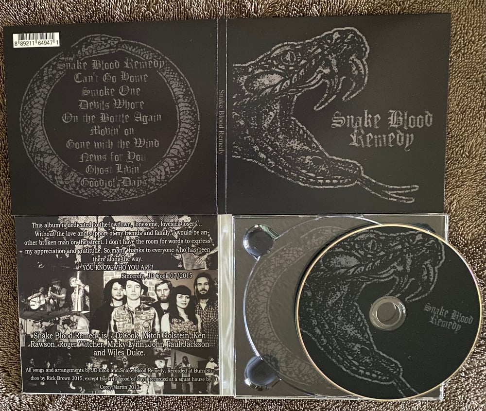 Image of Snake Blood Remedy self titled album