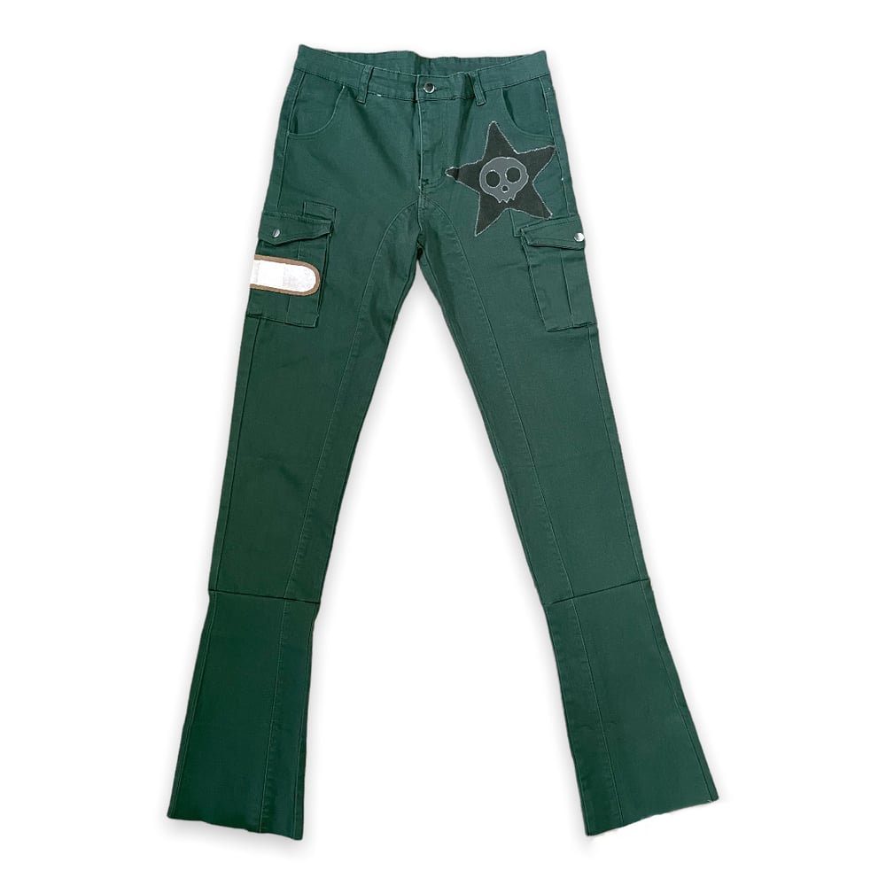 Image of EVIL FLARED CARGO DENIM