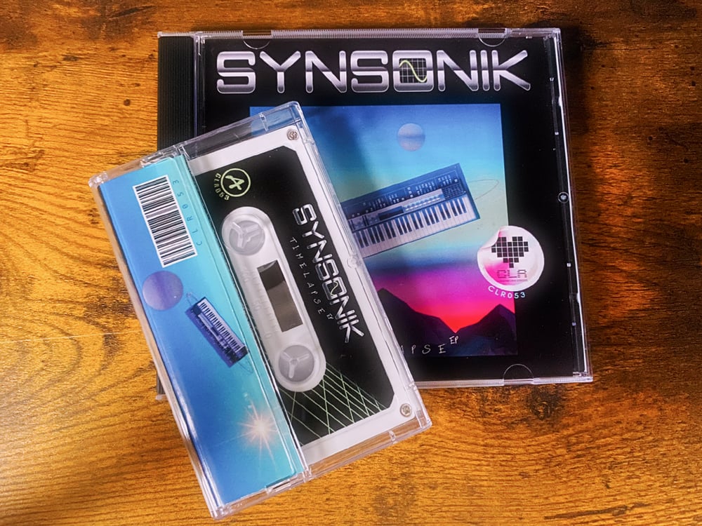 Image of Synsonik - 'Timelapse" EP  (Jewel Case CD + Cassette Bundle) 