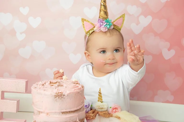 Lucy | One Year Old Cake Smash Photos NWA | Northwest Arkansas Newborn  Photographers | Birth | Baby | Maternity | Bentonville | Rogers |  Fayetteville | NWA