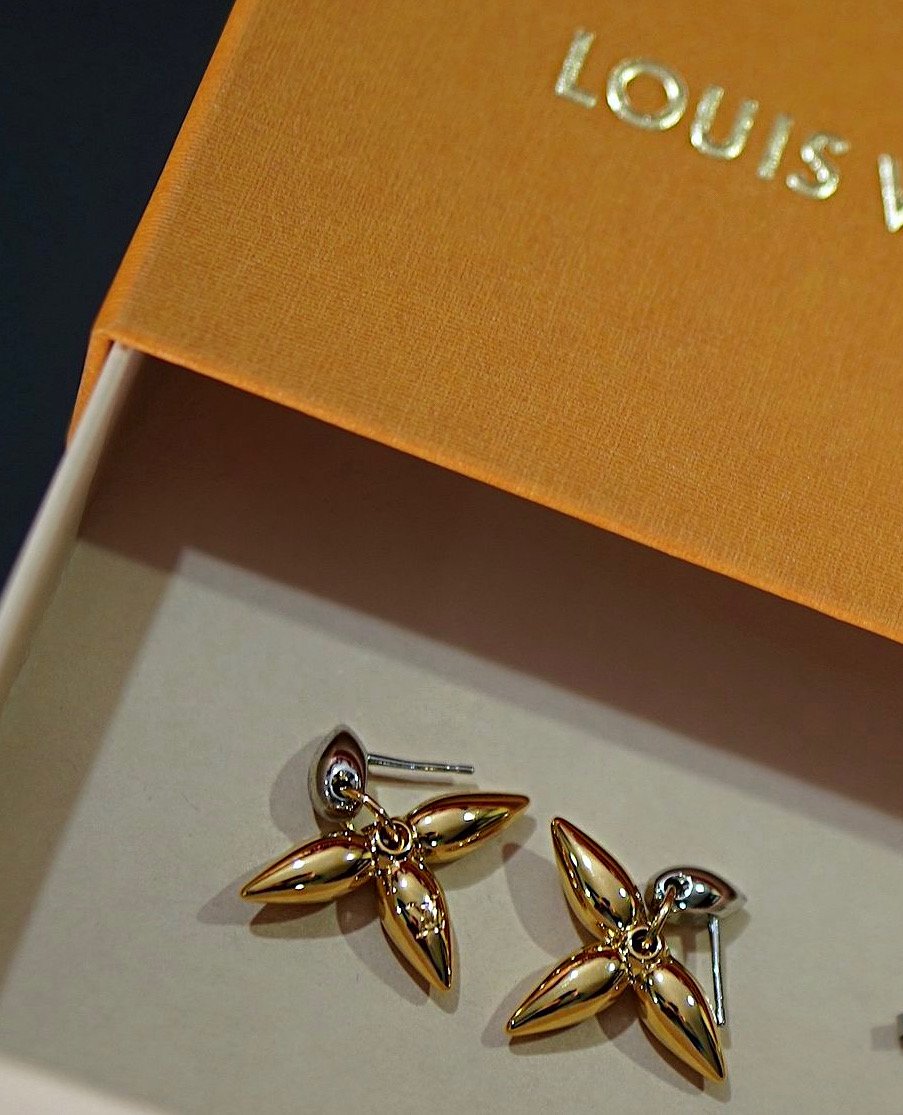 Image of Iconic Louisette Monogram LV Earrings 